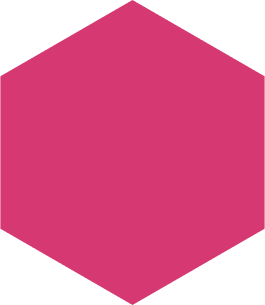 Fucsia hexagon